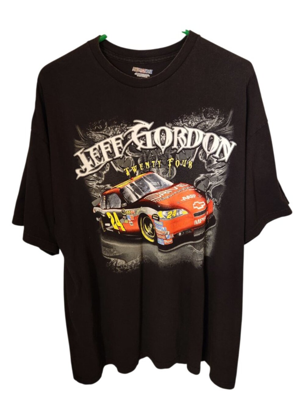 Jeff Gordon NASCAR Drive To End Hunger Graphic T-Shirt Men's 2XL XXL Black